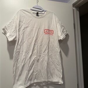 Austin White Short Sleeve Tee for Men